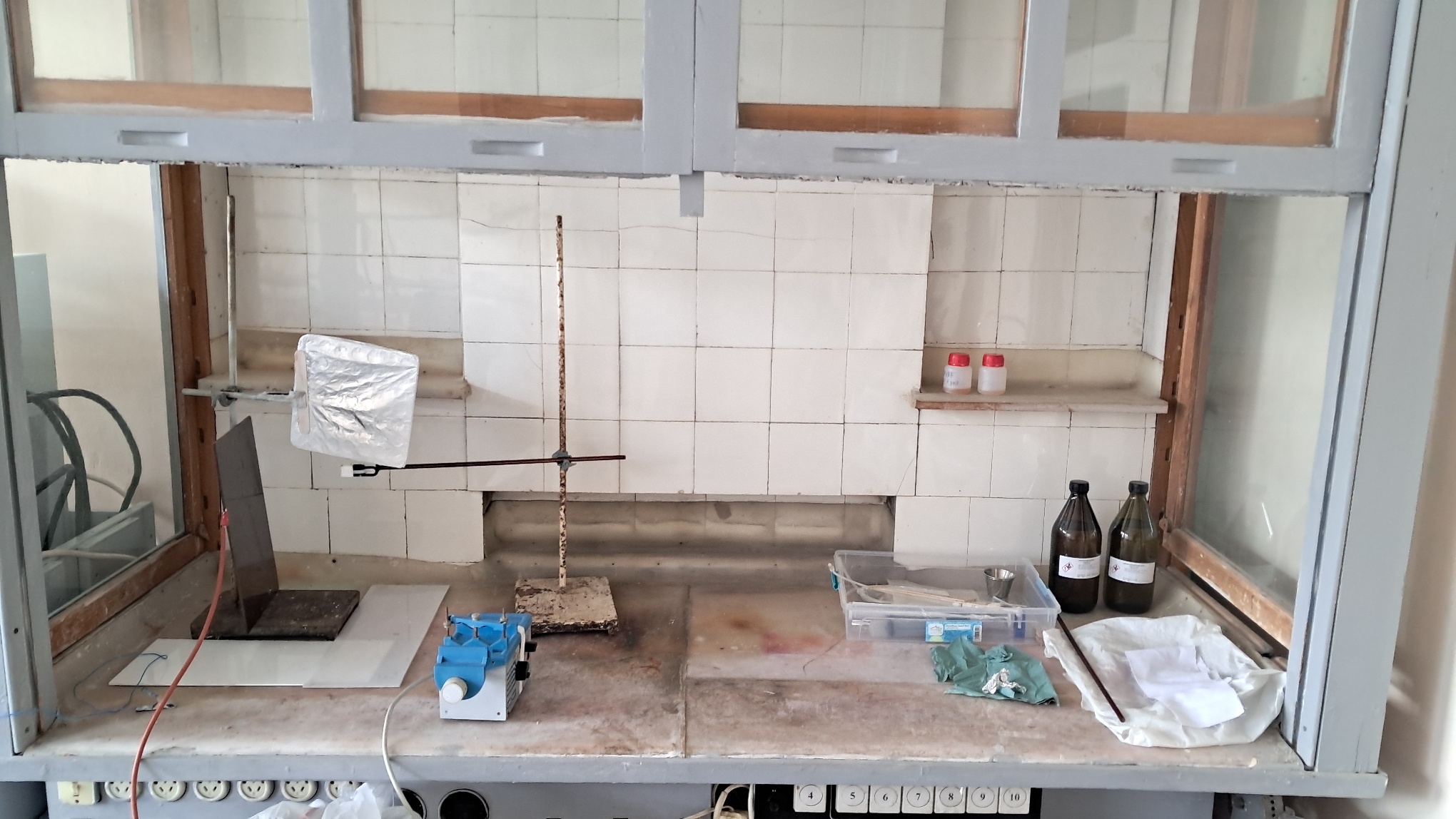 Electrospinning: Solution of PVDF in DMF (Unsuccessful Experiment)